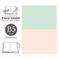 共栄プラスチック two-tone パステルシタジキ B5 カラー05 TTS-B5-05 1枚（ご注文単位5枚）【直送品】