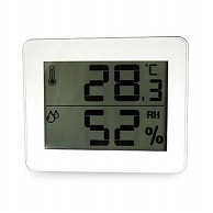 ヤザワコーポレーション デジタル温湿度計 ホワイト DO01WH 1個（ご注文単位1個）【直送品】