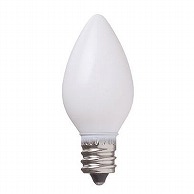 ヤザワコーポレーション 白熱電球 ローソク球 C7 E12 7W ホワイト C71207W 1個（ご注文単位1個）【直送品】