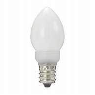 ヤザワコーポレーション ローソク形 LEDランプ 電球色 E12 ホワイト LDC1LG23E12W 1個（ご注文単位1個）【直送品】