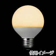 ヤザワコーポレーション G70ボール形LED電球 広配光タイプ 40W相当 E26 電球色 LDG4LG70 1個（ご注文単位1個）【直送品】
