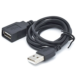 ヤザワ ネオンチューブライト専用USB延長ケーブル　NTLAEX01BK NTLAEX01BK 1個（ご注文単位1個）【直送品】