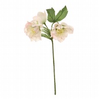 【直送品】 東京堂 造花　フリルクリスマスローズ FM8151 ホワイトピンク 1本（ご注文単位1本）