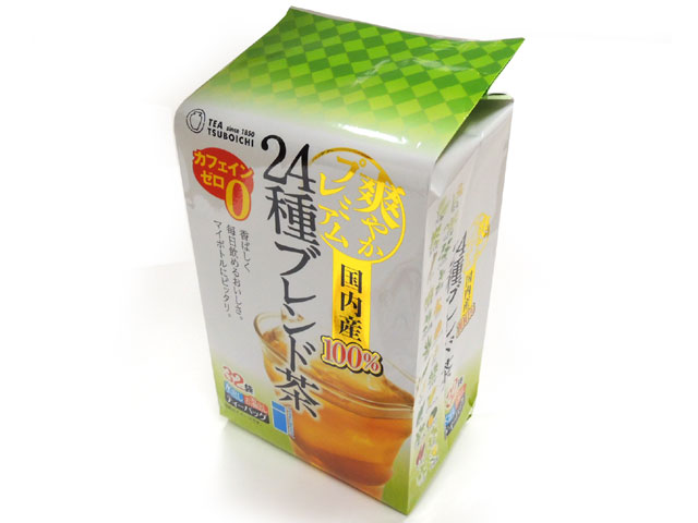 つぼ市国内産２４種ブレンド茶ティーバッグ４ｇ３２袋 ※軽（ご注文単位8個）【直送品】