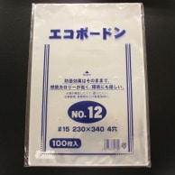 【直送品】 精工 OPP防曇袋　エコボードン 12号  100枚/袋（ご注文単位50袋）