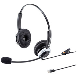 サンワサプライ 電話用ヘッドセット（両耳タイプ）   MM-HSRJ01 MMHSRJ01 1個（ご注文単位1個）【直送品】