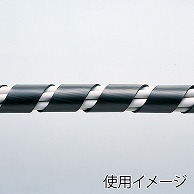 【直送品】 サンワサプライ ケーブルタイ　スパイラル　2m巻き 内寸直径15mm　ブラック CA－SP15BKN2 1個（ご注文単位1個）