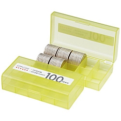 オープン工業 コインケース (100枚収納) 100円用 MA100W 1個（ご注文単位1個）【直送品】