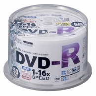 オーム電機 PC-M16XDRCP50S 01-0750 DVD-R 16倍速対応 録画用 50枚 スピンドル入（ご注文単位1袋）【直送品】