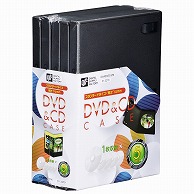 オーム電機 OA-RDVD-5PK 01-3279 DVD/CDケース 1枚収納×5パック 14mm（ご注文単位1袋）【直送品】