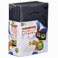 オーム電機 OA-RDV2-5PK 01-3289 DVD/CDケース 2枚収納×5パック（ご注文単位1袋）【直送品】