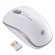 オーム電機 PC-SMWIM32W 01-3581 ワイヤレスマウス IR LED Mサイズ ホワイト/グレー（ご注文単位1袋）【直送品】