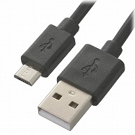 オーム電機 SMT-LB1M-K 01-7240 USBケーブル2A USB-マイクロB 1m（ご注文単位1袋）【直送品】