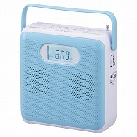 オーム電機 RCR-600Z-A 03-5026 AudioCommステレオCDラジオ AM/FMステレオ ブルー（ご注文単位1袋）【直送品】