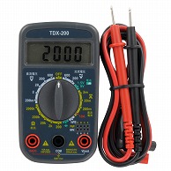 オーム電機 TDX-200 04-1855 デジタルマルチテスター（ご注文単位1袋）【直送品】
