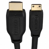 オーム電機 VIS-C10M-K 05-0285 HDMI-mini HDMI ケーブル 1m（ご注文単位1袋）【直送品】