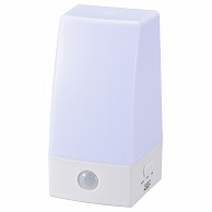 オーム電機 NIT-BLA6JS-WN 06-0132 LEDセンサーライト 人感・明暗（ご注文単位1袋）【直送品】