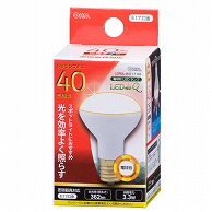 オーム電機 LDR3L-W-E17A9 06-0767 LED電球 ミニレフランプ形 E17 40形相当 電球色（ご注文単位1袋）【直送品】