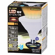 オーム電機 LDR13Y-W/D11 06-0960 LED電球 ビームランプ形 E26 防雨タイプ 黄色（ご注文単位1袋）【直送品】