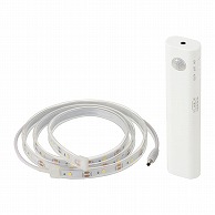 オーム電機 NIT-BLA6TB10 06-1729 LEDテープライト 明暗＋人感センサー付き 乾電池式 テープ長さ1m（ご注文単位1袋）【直送品】