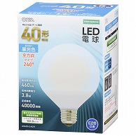 オーム電機 LDG4D-GAG51 06-3163 LED電球 ボール電球形 E26 40形相当 昼光色（ご注文単位1袋）【直送品】