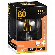 オーム電機 LDG5LC6 06-3478 LEDフィラメントタイプ電球 E26 60形相当 電球色（ご注文単位1袋）【直送品】