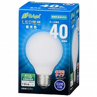>オーム電機 LDG4D-G7AG20 06-3596 LED電球 ボール電球形 E26 40形相当 全方向 昼光色（ご注文単位1袋）【直送品】