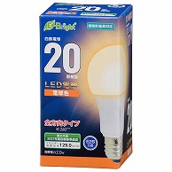 オーム電機 LDA2L-GAG27 06-4337 LED電球 E26 20形相当 電球色（ご注文単位1袋）【直送品】