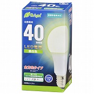 オーム電機 LDA4N-GAG27 06-4341 LED電球 E26 40形相当 昼白色（ご注文単位1袋）【直送品】