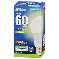 オーム電機 LDA7N-GAG27 06-4344 LED電球 E26 60形相当 昼白色（ご注文単位1袋）【直送品】