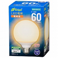 オーム電機 LDG6L-GAG24 06-4397 LED電球 ボール電球形 E26 60形 電球色 全方向（ご注文単位1袋）【直送品】