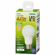 オーム電機 LDA7N-GAG52 06-4458 LED電球 E26 60形相当 昼白色（ご注文単位1袋）【直送品】