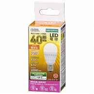 オーム電機 LDA4L-G-E17IS51 06-4474 LED電球 小形 E17 40形相当 電球色（ご注文単位1袋）【直送品】