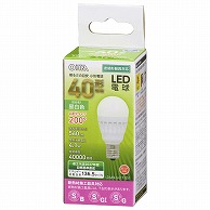 オーム電機 LDA4N-G-E17IS51 06-4475 LED電球 小形 E17 40形相当 昼白色（ご注文単位1袋）【直送品】