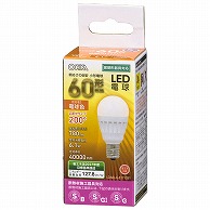 オーム電機 LDA6L-G-E17IS51 06-4477 LED電球 小形 E17 60形相当 電球色（ご注文単位1袋）【直送品】