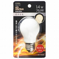 オーム電機 LDA1L-H13 06-4686 LED電球装飾用 PS/E26/1.4W/75lm/電球色（ご注文単位1袋）【直送品】