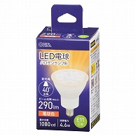 オーム電機 LDR5L-W-E115 06-4724 LED電球 ハロゲンランプ形 E11 広角タイプ 4.6W 電球色（ご注文単位1袋）【直送品】
