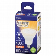 >オーム電機 LDR7L-W-E115 06-4728 LED電球 ハロゲンランプ形 E11 広角タイプ 6.8W 電球色（ご注文単位1袋）【直送品】