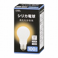 オーム電機 LB-D6695WN 06-4738 白熱電球 E26 100W形 シリカ電球（ご注文単位1袋）【直送品】
