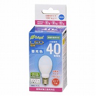 オーム電機 LDA4D-G-E17IH23 06-4804 LED電球 小形 E17 40形相当 昼光色（ご注文単位1袋）【直送品】