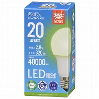 オーム電機 LDA3N-GAG6 06-5513 LED電球 E26 20形相当 昼白色（ご注文単位1袋）【直送品】