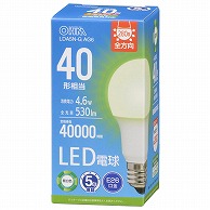 オーム電機 LDA5N-GAG6 06-5514 LED電球 E26 40形相当 昼白色（ご注文単位1袋）【直送品】