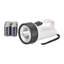 オーム電機　ＯＨＭ　ＥＬＥＣＴＲＩＣ LED強力ﾗｲﾄ  E-5 ［LED /単1乾電池×4 /防水対応］ E5 1個（ご注文単位1個）【直送品】
