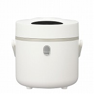 オーム電機 COK-SH300A-W 08-3272 マイコン炊飯器 低糖質機能付き 3合（ご注文単位1袋）【直送品】