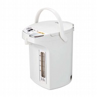 ピーコック魔法瓶工業 ピーコック　電動給湯ポット WMJ－30（W）ホワイト  1個（ご注文単位1個）【直送品】