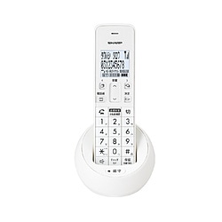シャープ 電話機（ノ－マル）  ホワイト系 JD-S09CL ［子機1台 /コードレス］ JDS09CL 1個（ご注文単位1個）【直送品】