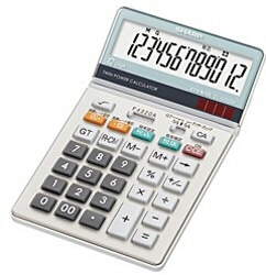 シャープ 電卓 ナイスサイズタイプ  EL-N732K-X ［12桁 /W税率非対応］ ELN732KX 1個（ご注文単位1個）【直送品】