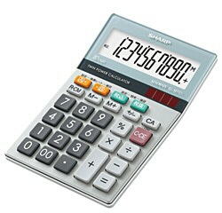 シャープ グラストップデザイン電卓   EL-M721-X ［10桁 /W税率非対応］ ELM721X 1個（ご注文単位1個）【直送品】