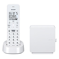シャープ 電話機（ノ－マル）  ホワイト系 JD-SF3CL ［子機1台 /コードレス］ JDSF3CL 1個（ご注文単位1個）【直送品】