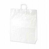 【直送品】 ササガワ 手提げ紙袋 白無地　特々大　50枚 50－5500 1包（ご注文単位1包）